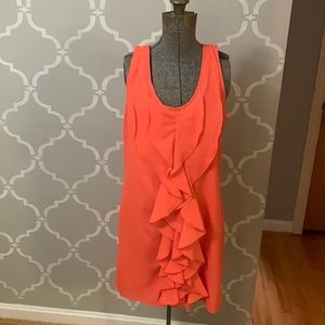 Bright pink orange dress size Medium Francesca